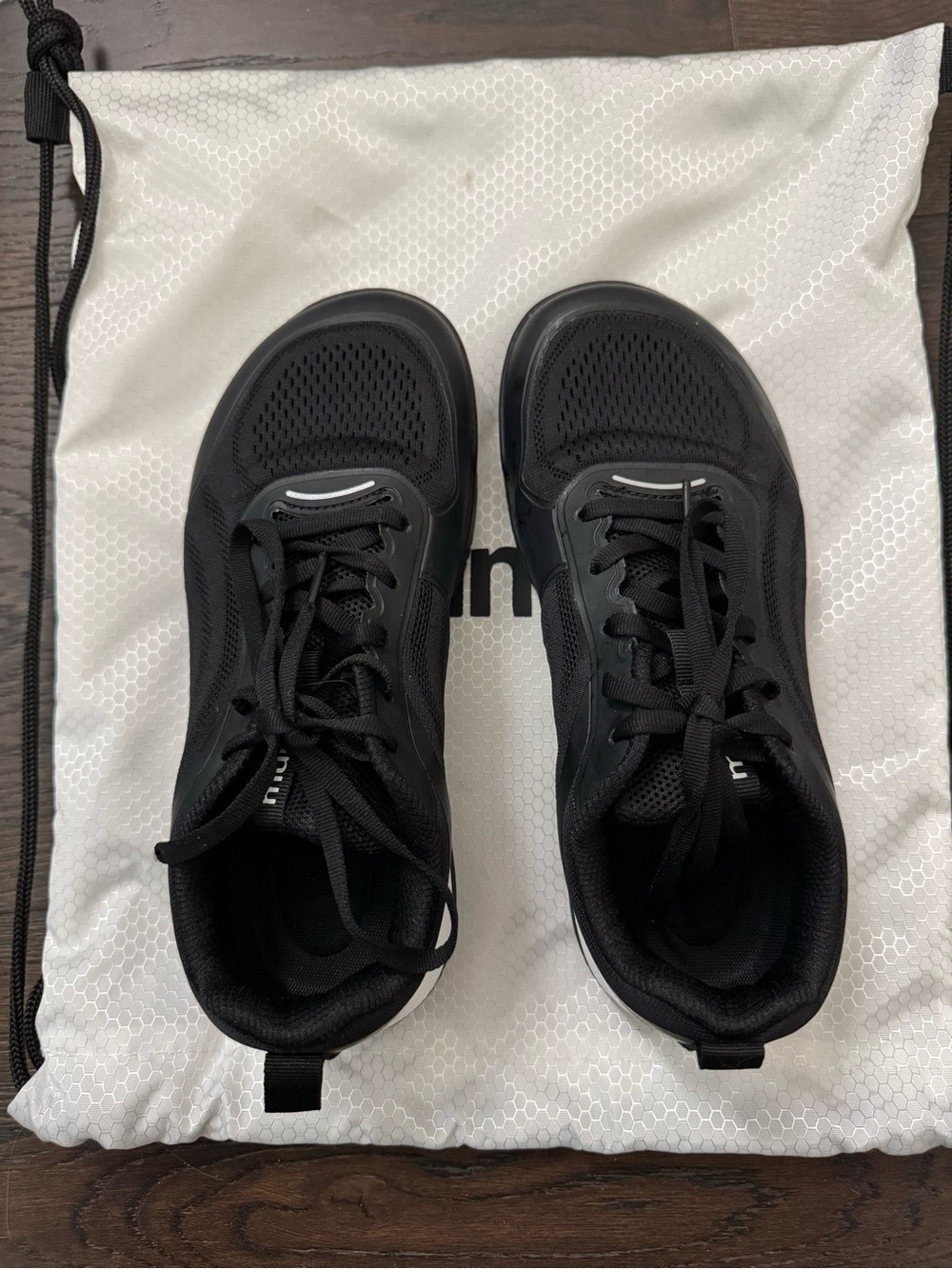 Women's Black Wide Toe box Court Shoes